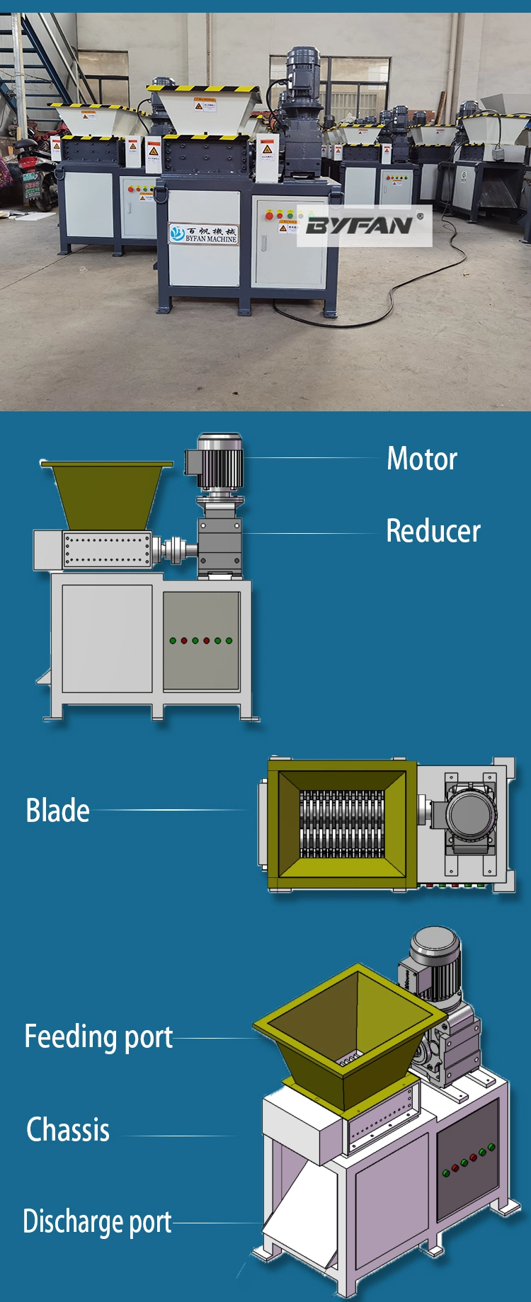 Mini Scarp Used Copper Cable Wire Granulator Recycling Shredder Machine Equipment